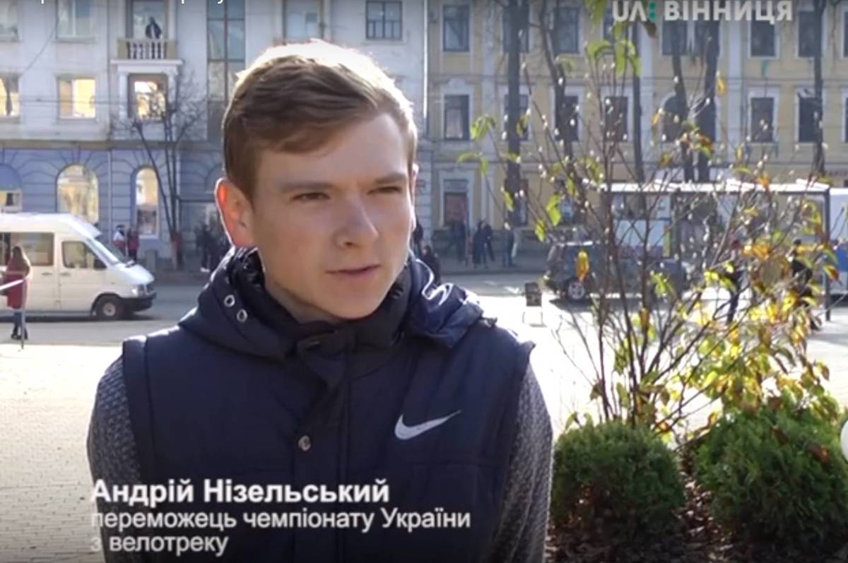 Вінничанин Андрій Нізельський став переможцем чемпіонату України з велотреку