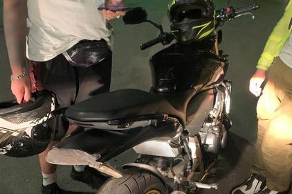 У Вінниці патрульні виявили мотоцикл, який був у розшуку Інтерполу У Вінниці патрульні виявили мотоцикл, який був у розшуку Інтерполу