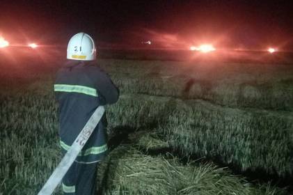 Пожежі на Вінниччині  не припиняються: за минулу добу вигоріло близько 12 гектарів сухої трави