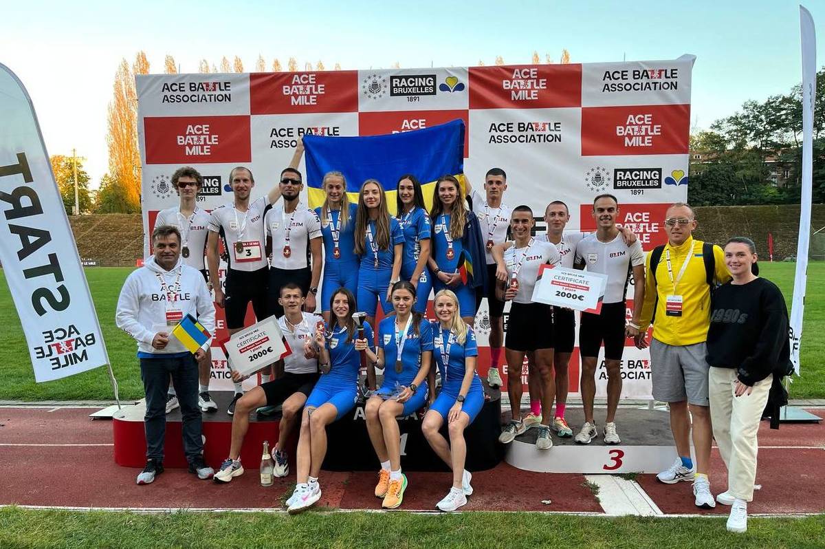 Молоді українські легкоатлети здобули перемогу на міжнародних змаганнях "Mile of Brussels" у Бельгії