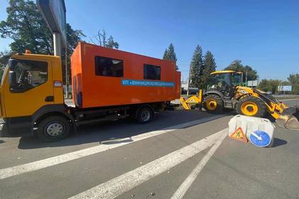 Третя аварія на головному водогоні Вінниці: деталі та фото