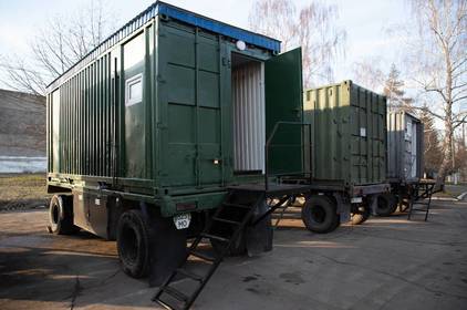 Міжрегіональний координаційний гуманітарний штаб підготував  військовим ще чотири мобільних лазні 