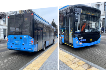 У Вінниці на маршрути міста ввели в експлуатацію два нових тролейбуси