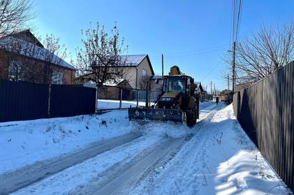 У Вінниці та старостинських округах продовжується робота з очищення вулиць від снігу: деталі