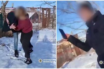 Била суперницю ногами по голові та в обличчя: на Київщині через хлопця побилися 14-річні ліцеїстки