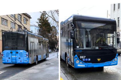 На маршрути міста вийшли 2 нових тролейбуси: в чому їх переваги