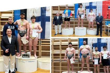 «Золото», «срібло» та «бронза»: вінницькі спортсмени вибороли нагороди на міжнародному рейтинговому турнірі з сумо