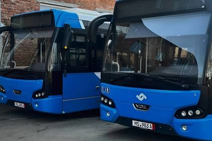 Автопарк Вінницької транспортної компанії поповнили два автобуси VDL Citea