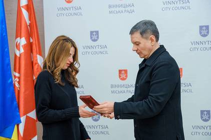 Дружині вінничанина Віталія Кудрика передали орден «За мужність» III ступеня (посмертно)