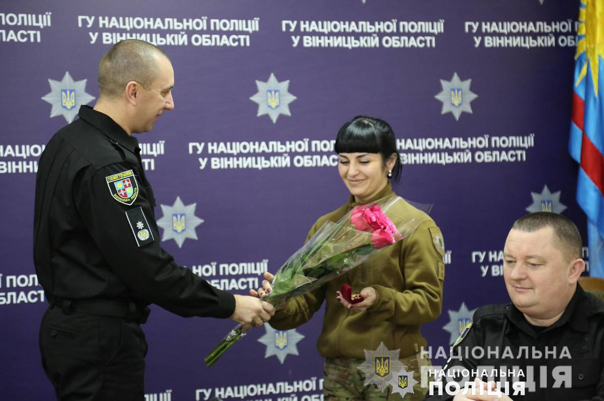 Бійця батальйону «Вінниця» Катерину Шевченко відзначили за волонтерську діяльність 