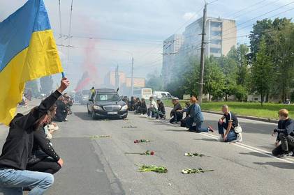 Вінничани створили живий коридор для земляка та наймолодшого азовця Назарія «Грінки» Гринцевича