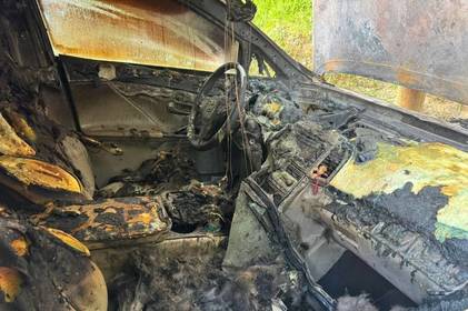 У Вінниці горіло авто: поліція повідомила ймовірну причину