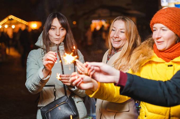 Як зустрічали вінничани та гості міста Новий рік на Європейській площі
