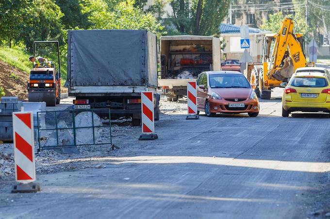 Минулого року у Вінниці проведено будівництво, реконструкцію та ремонт 10 кілометрів доріг на ділянках 14 вулиць