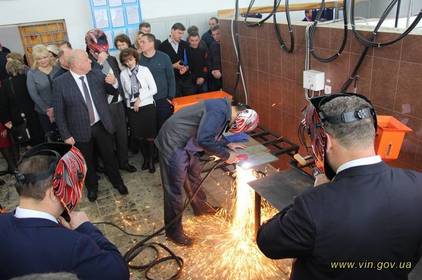 На Вінниччині за рахунок держсубвенції відкрили навчально-практичний центр з професії «Електрозварник» 