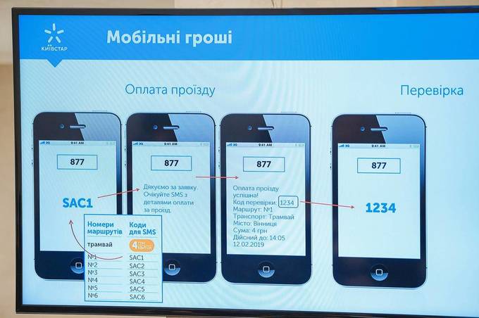 У Вінниці можна буде розрахуватися за проїзд в муніципальному транспорті за допомогою SMS