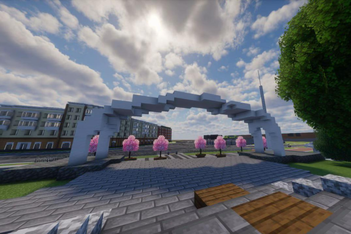Вінниця без людей: як виглядає наше місто у Minecraft (фото)