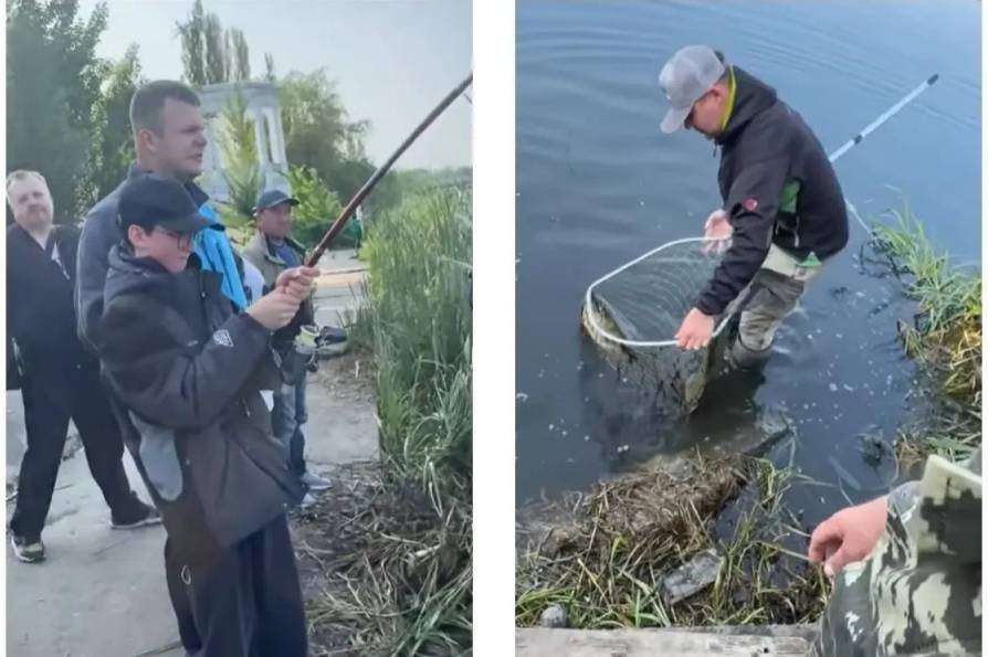 Підліток-рибалка з Вінниччини витягнув з Бугу сома-велетня вагою 27,5 кілограма