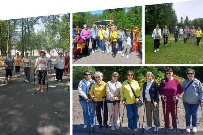 Активне життя після 60: гурток скандинавської ходи збирає все більше учасниць