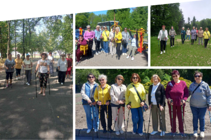 Активне життя після 60: гурток скандинавської ходи збирає все більше учасниць