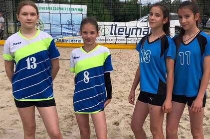 Чемпіонат «Обласної дитячої ліги» з пляжного волейболу виграли вінничанки