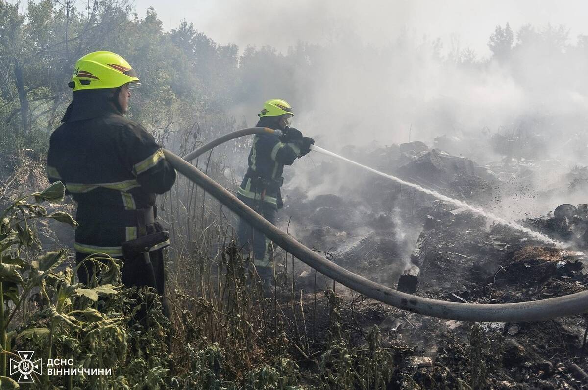 Вінниччина палає: за добу ліквідовано 13 пожеж сухої трави та сміття