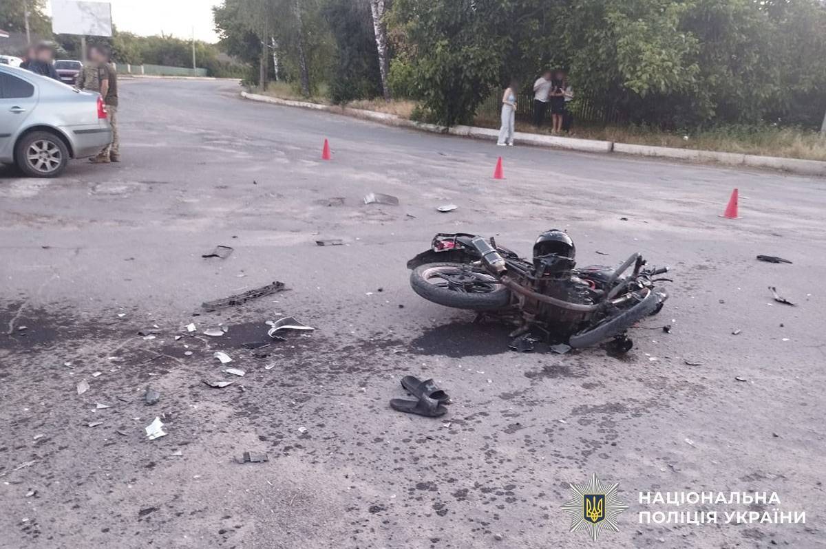 У ДТП на Вінниччині постраждав неповнолітній мотоцикліст