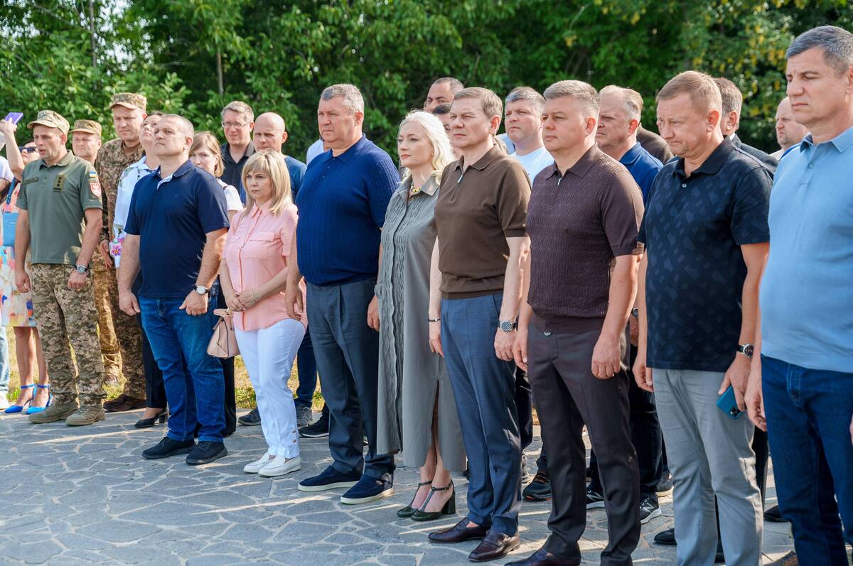 У Вінниці урочисто підняли прапор на честь Дня Української Державності