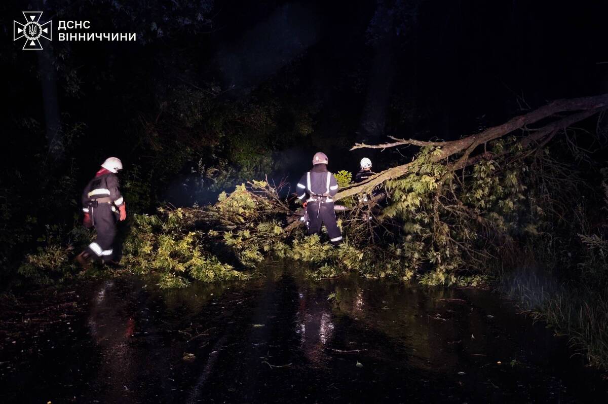 Рятувальники Вінниччини 32 рази виїжджали на ліквідацію наслідків негоди