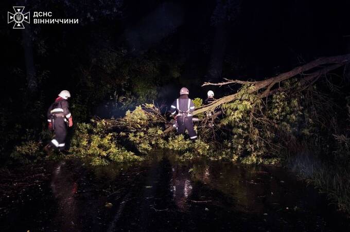 Рятувальники Вінниччини 32 рази виїжджали на ліквідацію наслідків негоди
