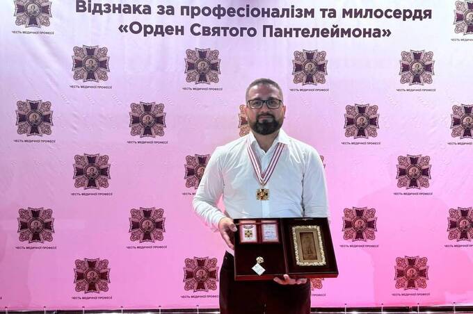 Медика з Вінниці нагородили Орденом Святого Пантелеймона