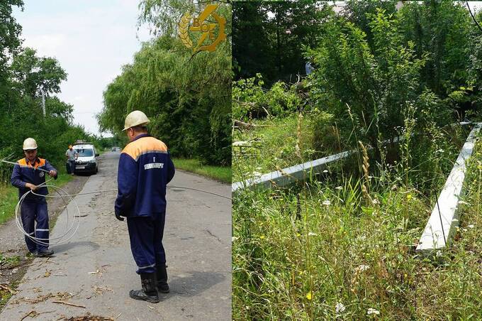 У Вінницькій області енергетики ліквідовують наслідки буревію (відео)
