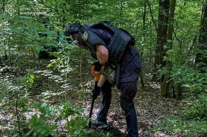 На Вінниччині сапери знищили боєприпаси часів Другої світової війни