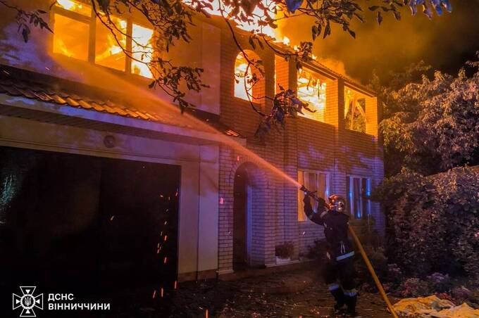 У Вінниці під час пожежі врятовано людей