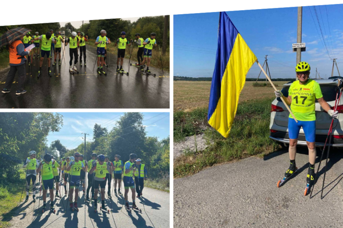 Вінницькі ветерани спорту змагалися на чемпіонаті з лижних гонок на лижоролерах