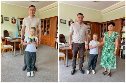 Юний ладижинець зібрав 15 000 грн для підтримки ЗСУ