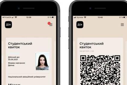Студентські квитки у "Дії": як додати документ та де працюють знижки