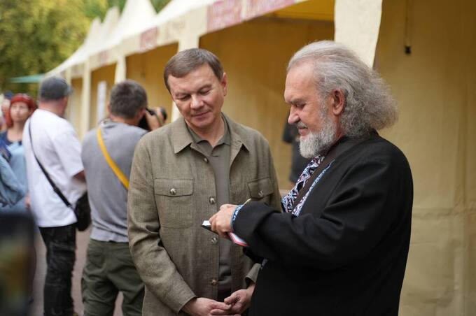 На VinBookFest Сашко Лірник назвав Вінницю інтелектуальною столицею України