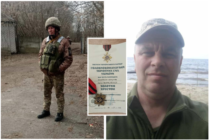 Військового Івана Маркітана з Вінниччини нагородили “Золотим хрестом”
