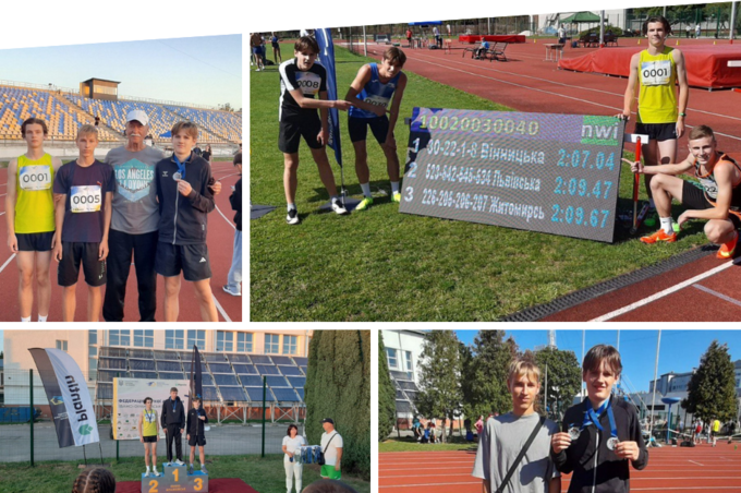 Вихованець вінницької спортшколи №1 привіз дві медалі з чемпіонату України з легкої атлетики