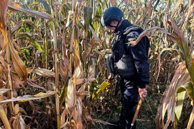 Сапери Вінниччини ліквідували гранату, що пролежала в землі понад 70 років
