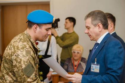 У мерії відзначили вінницьких добровольців