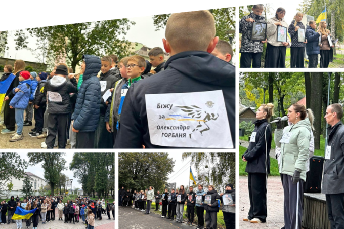 У Вінниці ліцеїсти провели благодійний забіг «Біжу за Героя» на честь полеглих Захисників