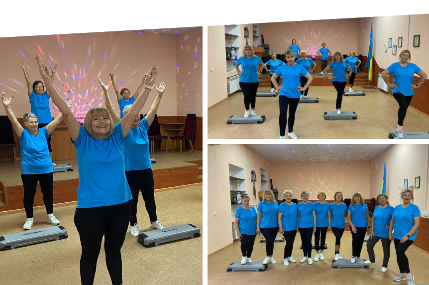 У Вінницькому терцентрі провели відкрите заняття зі степ-аеробіки для пані 60+