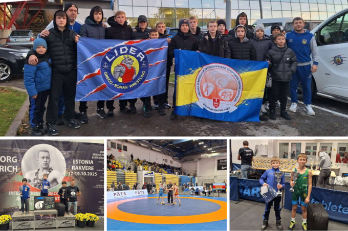 Юні вінницькі борці вибороли «золото» та «бронзу» на міжнародному турнірі в Естонії