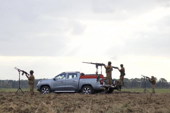 Нацгвардійці збили три повітряні цілі над Вінницею під час масованої атаки рф Нацгвардійці збили три повітряні цілі над Вінницею під час масованої атаки рф