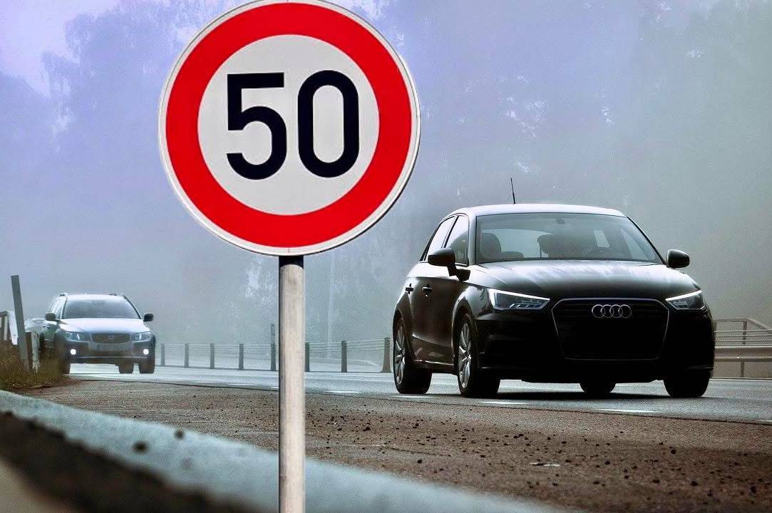 З 1 листопада в усіх містах України діє обмеження швидкості 50 км/год