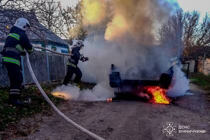 На Вінниччині рятувальники шість разів виїжджали на гасіння пожеж упродовж доби