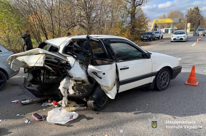 На Вінниччині 72-річний водій спричинив ДТП: постраждали троє людей, серед них дитина