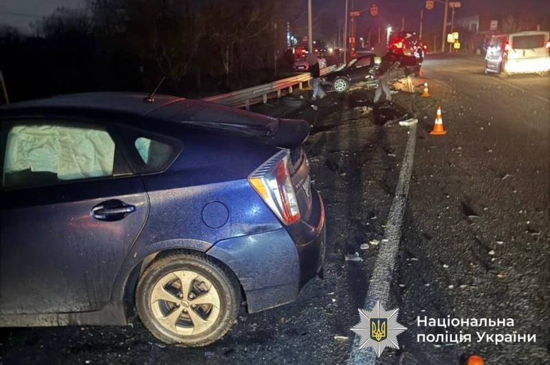 На Вінниччині зіткнулися Toyota та Skoda: двоє пасажирів потрапили до лікарні